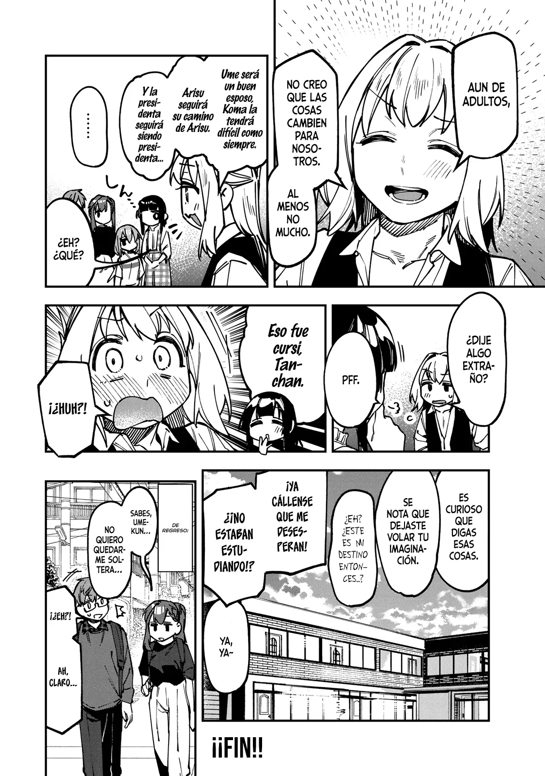 Seitokai ni mo Ana wa Aru! Capitulo 133: El futuro de todos página 9