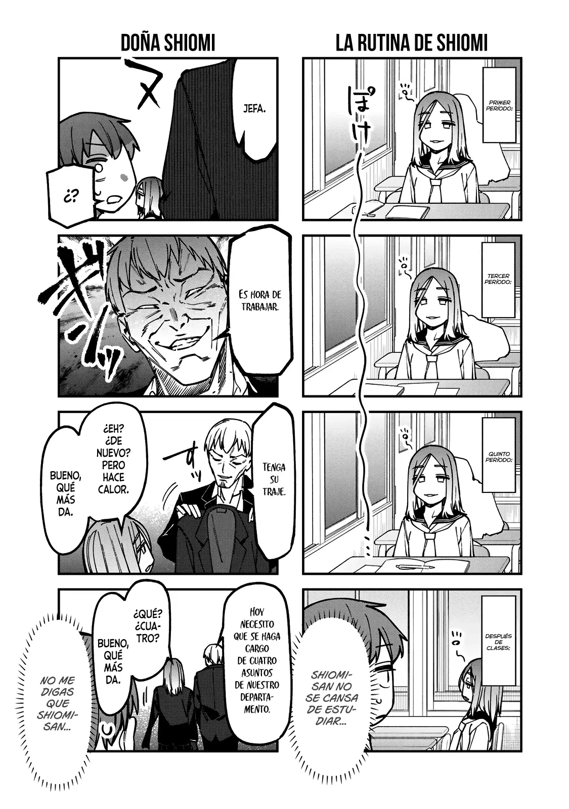 Seitokai ni mo Ana wa Aru! Capitulo 139: Shiomi decaída página 4