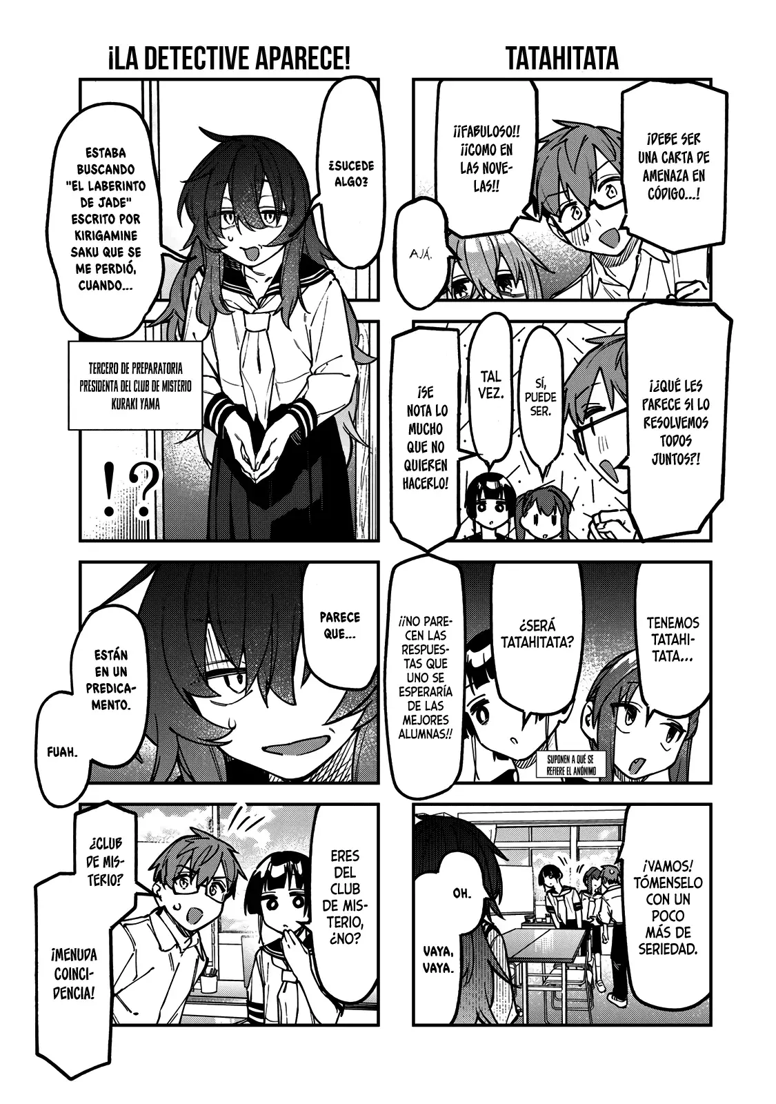 Seitokai ni mo Ana wa Aru! Capitulo 144: Histérico-Mistérico página 4