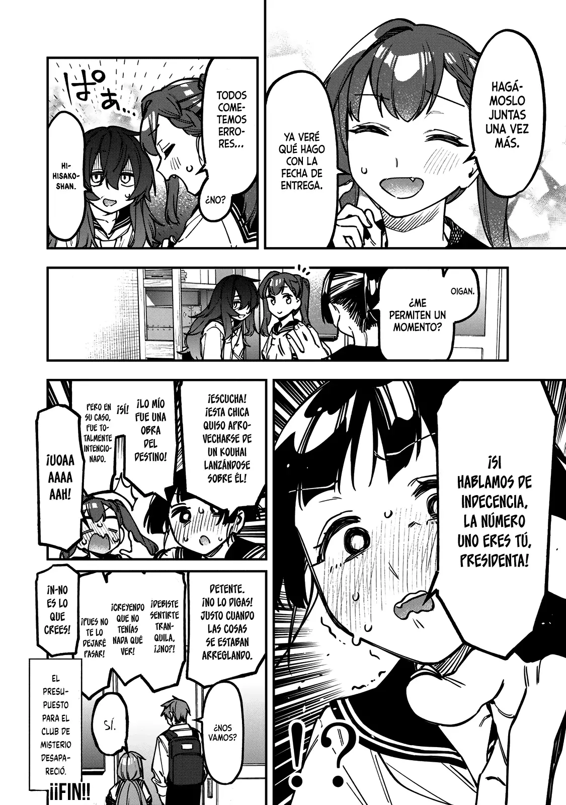 Seitokai ni mo Ana wa Aru! Capitulo 144: Histérico-Mistérico página 9