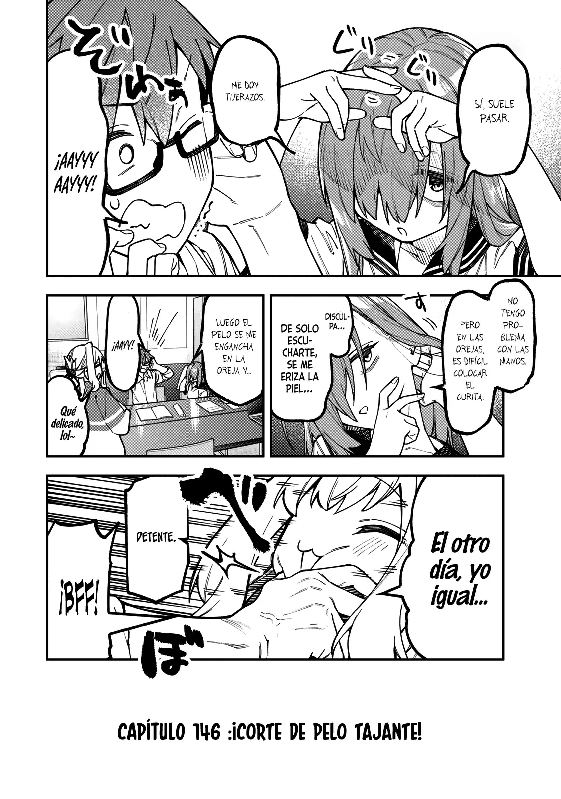 Seitokai ni mo Ana wa Aru! Capitulo 146: Corte de pelo tajante página 3