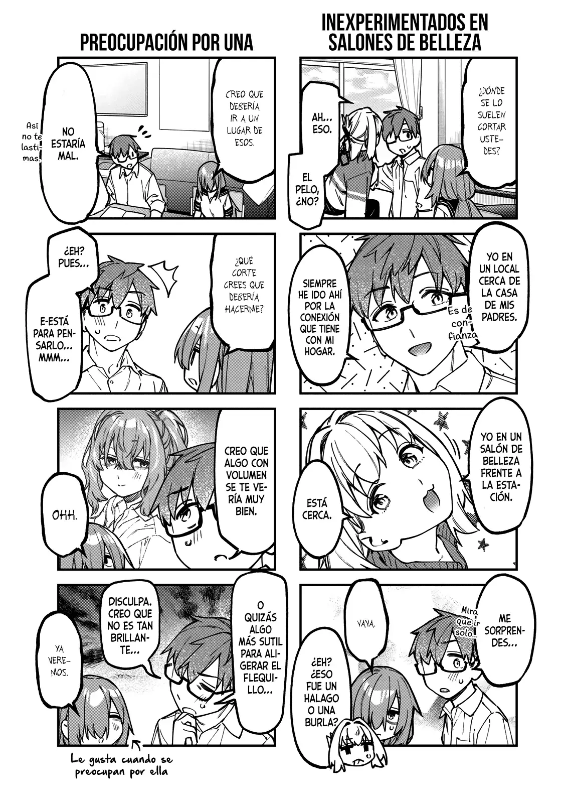 Seitokai ni mo Ana wa Aru! Capitulo 146: Corte de pelo tajante página 4
