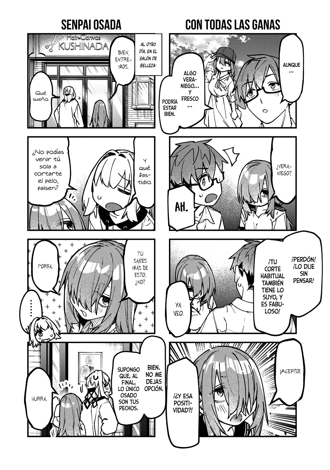 Seitokai ni mo Ana wa Aru! Capitulo 146: Corte de pelo tajante página 5