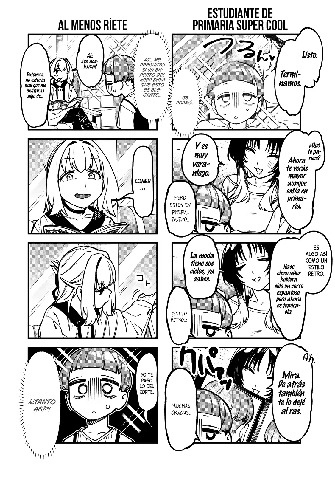 Seitokai ni mo Ana wa Aru! Capitulo 146: Corte de pelo tajante página 7