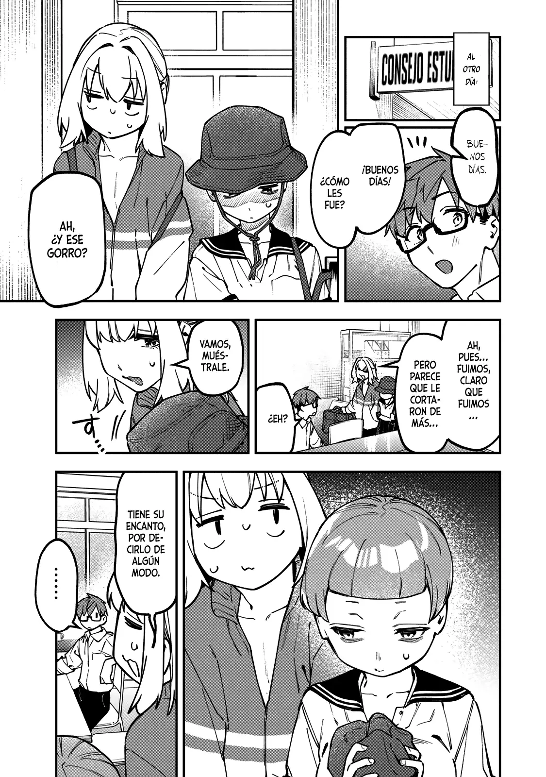 Seitokai ni mo Ana wa Aru! Capitulo 146: Corte de pelo tajante página 8