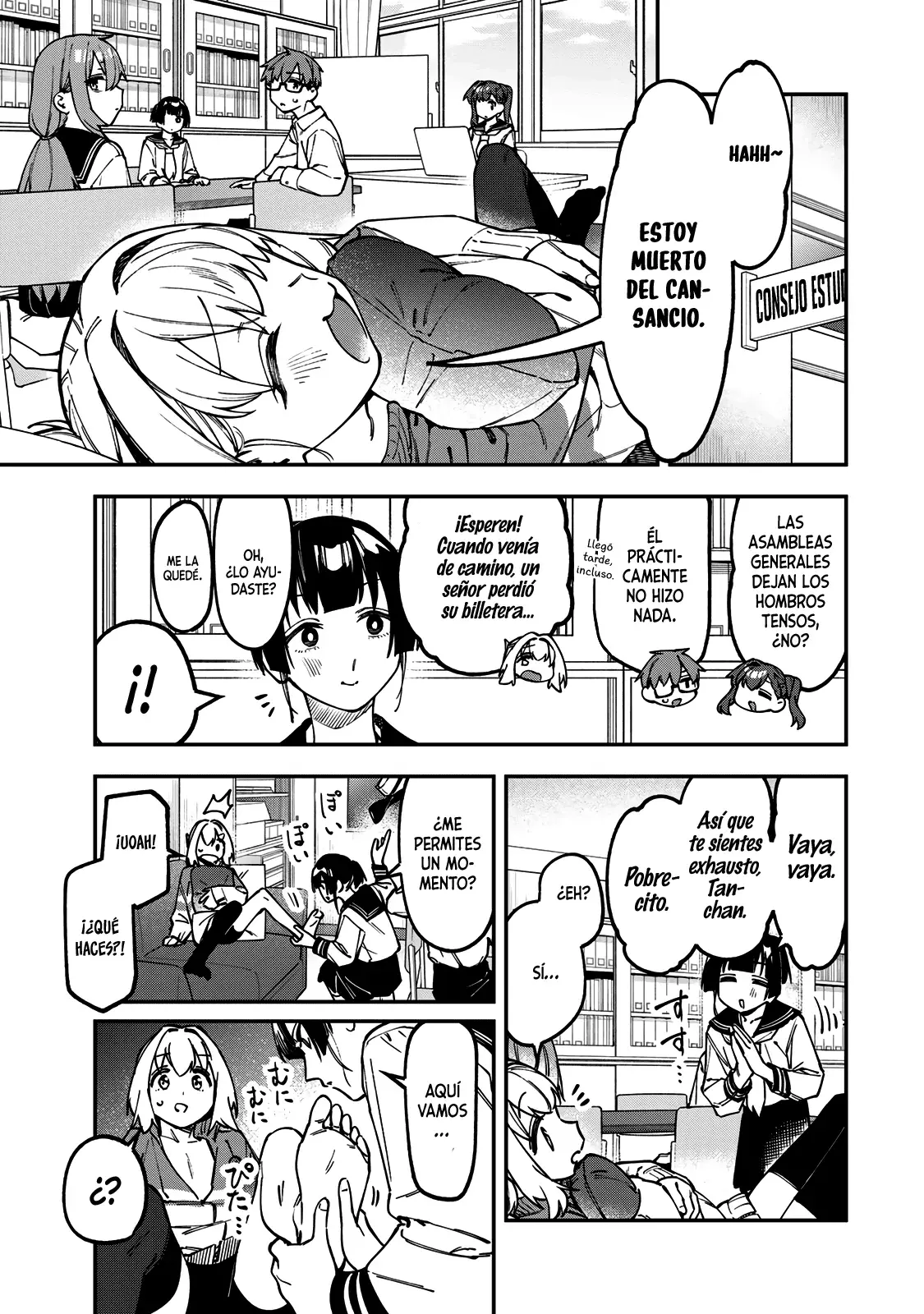 Seitokai ni mo Ana wa Aru! Capitulo 149: Arisu y la reflexología podal 1 página 4
