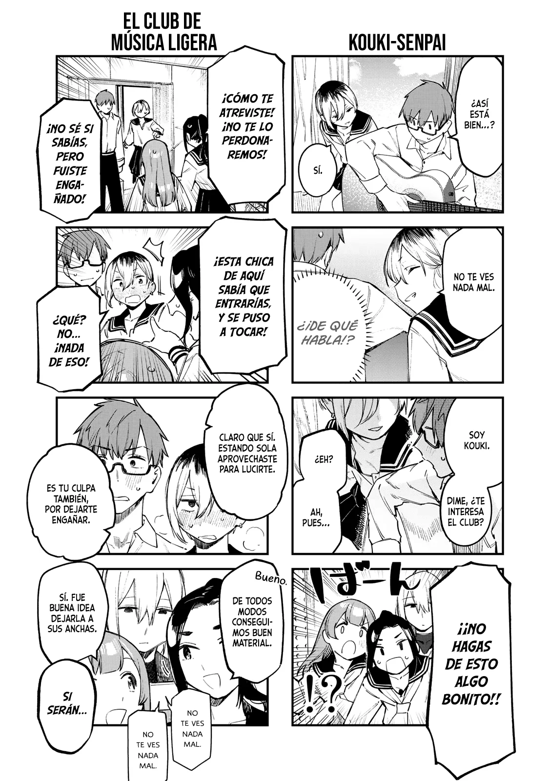 Seitokai ni mo Ana wa Aru! Capitulo 17: Kouki-chan y el club de música ligera página 6