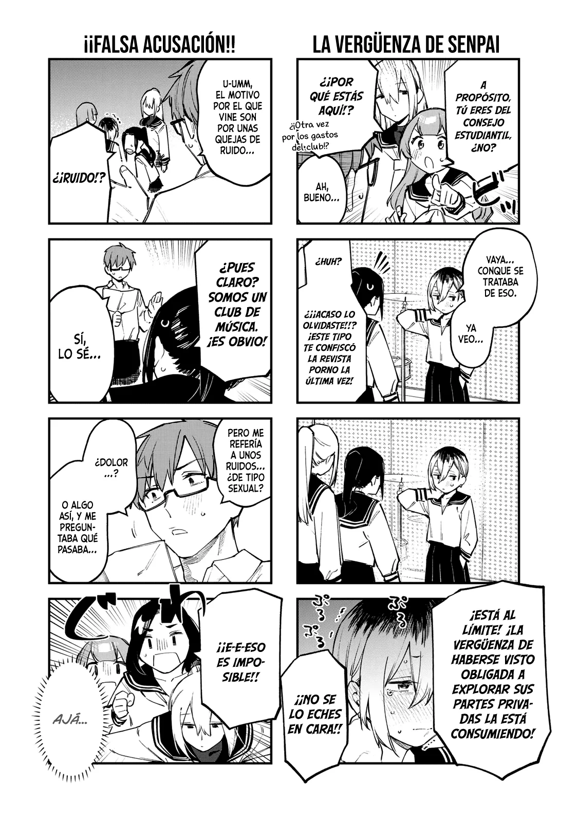 Seitokai ni mo Ana wa Aru! Capitulo 17: Kouki-chan y el club de música ligera página 7
