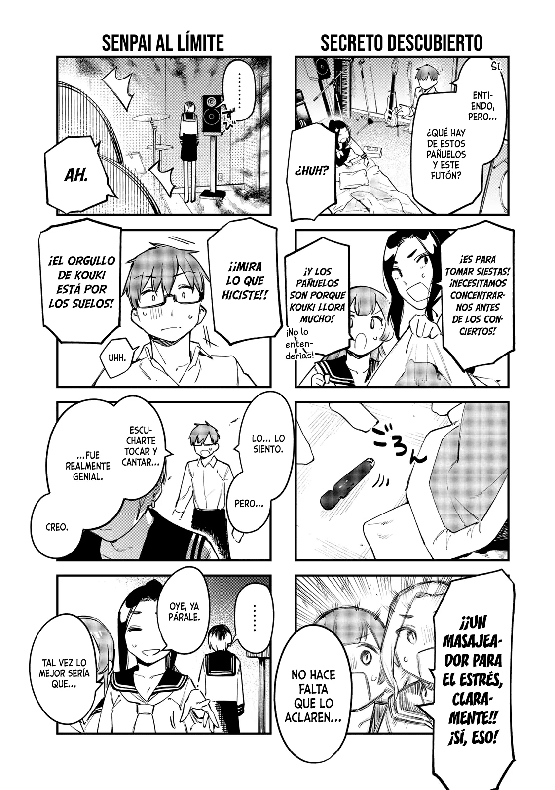 Seitokai ni mo Ana wa Aru! Capitulo 17: Kouki-chan y el club de música ligera página 8