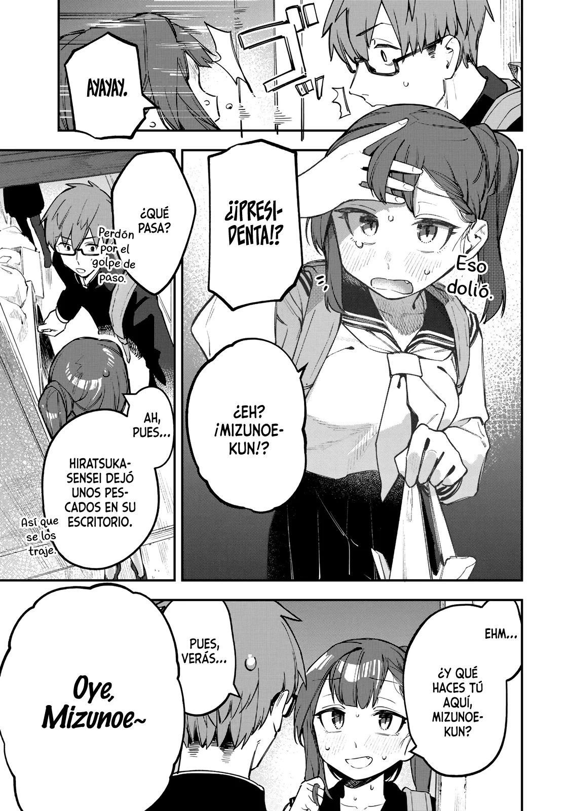 Seitokai ni mo Ana wa Aru! Capitulo 26: Komaro y la sensei página 8