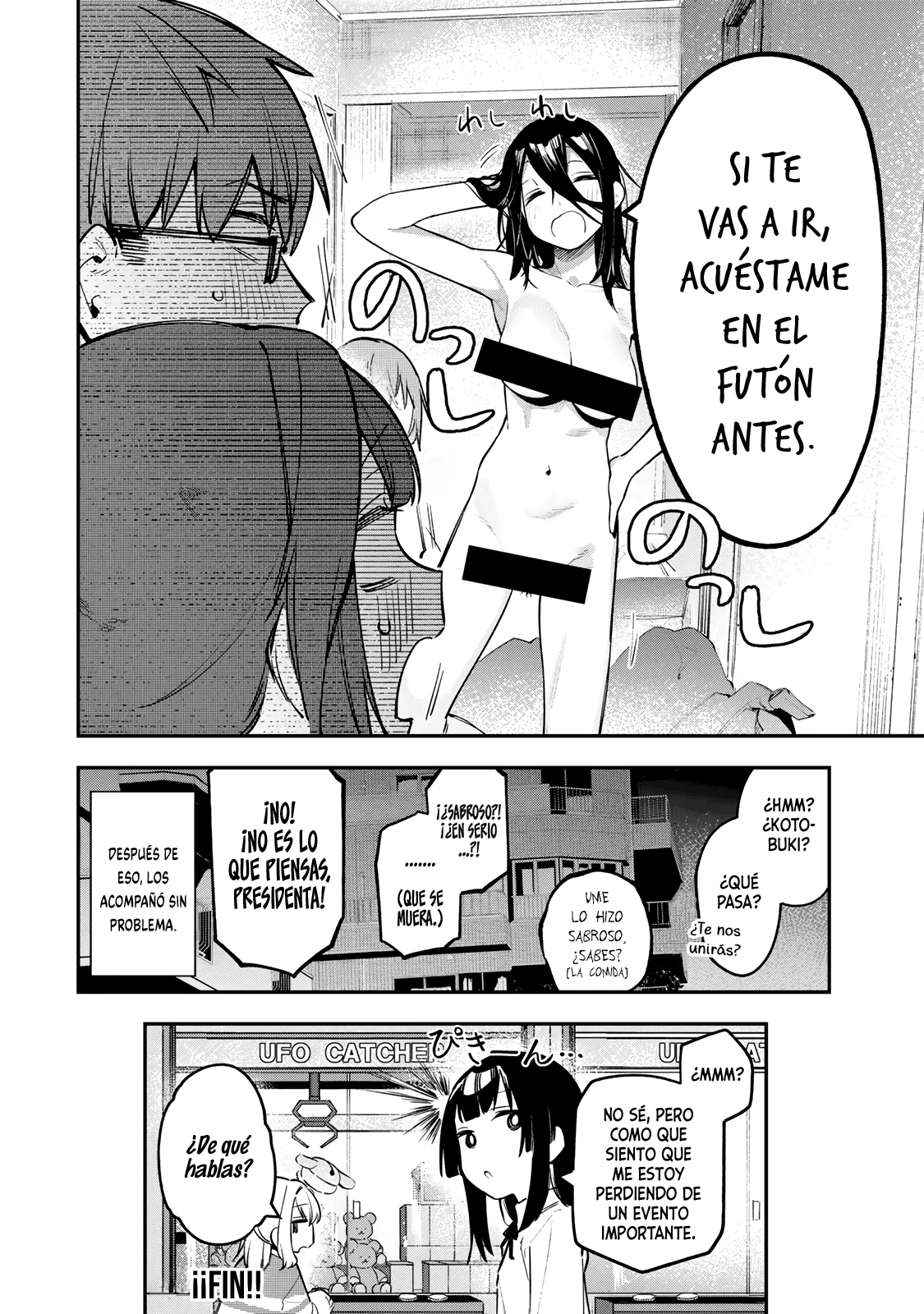 Seitokai ni mo Ana wa Aru! Capitulo 26: Komaro y la sensei página 9