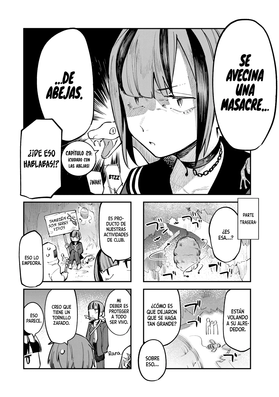 Seitokai ni mo Ana wa Aru! Capitulo 29: ¡Cuidado con las abejas! página 3
