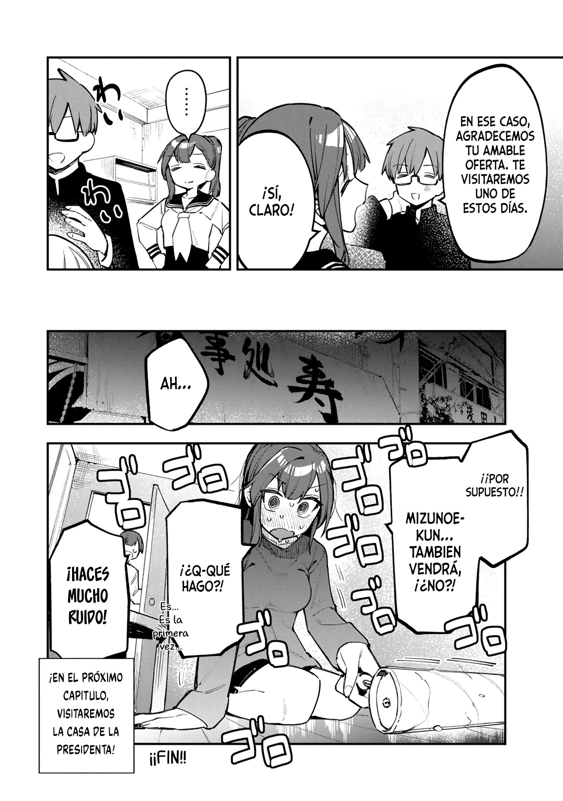 Seitokai ni mo Ana wa Aru! Capitulo 30: El desafío de Komaro página 9