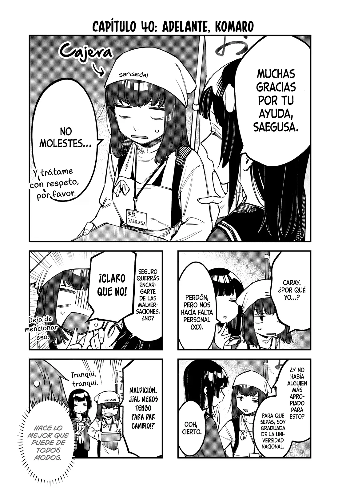 Seitokai ni mo Ana wa Aru! Capitulo 40: Adelante, Komaro página 3