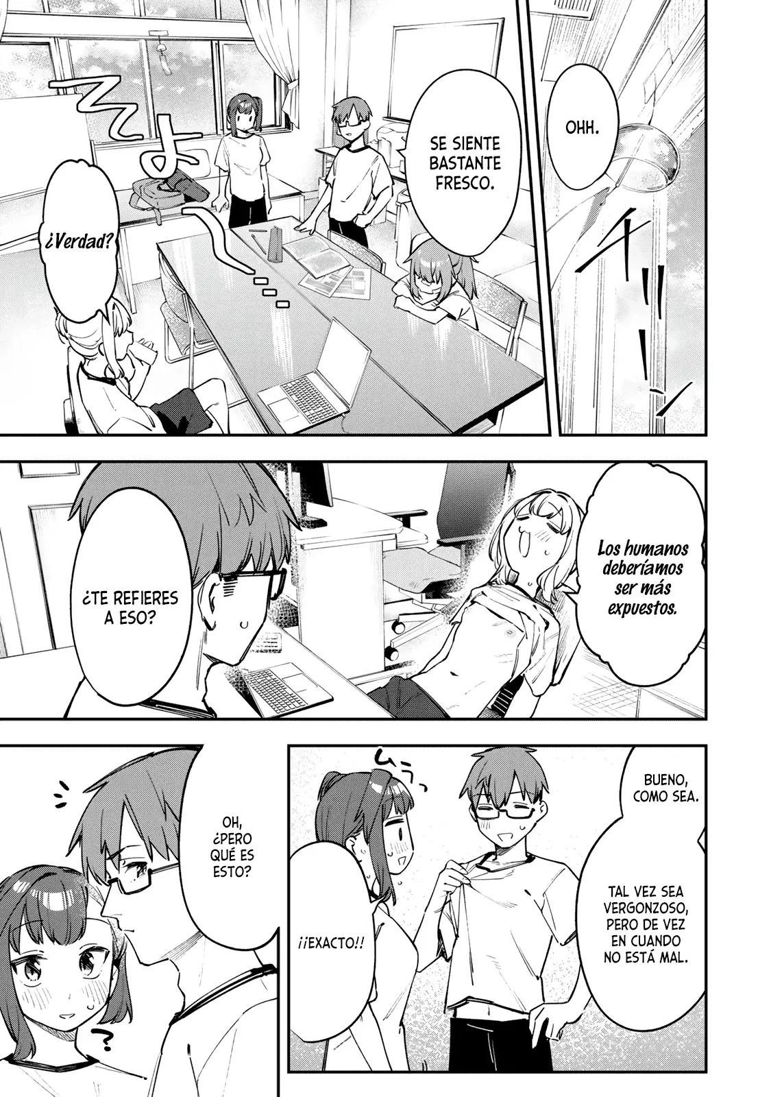 Seitokai ni mo Ana wa Aru! Capitulo 54: Un día agotadoramente caluroso página 8