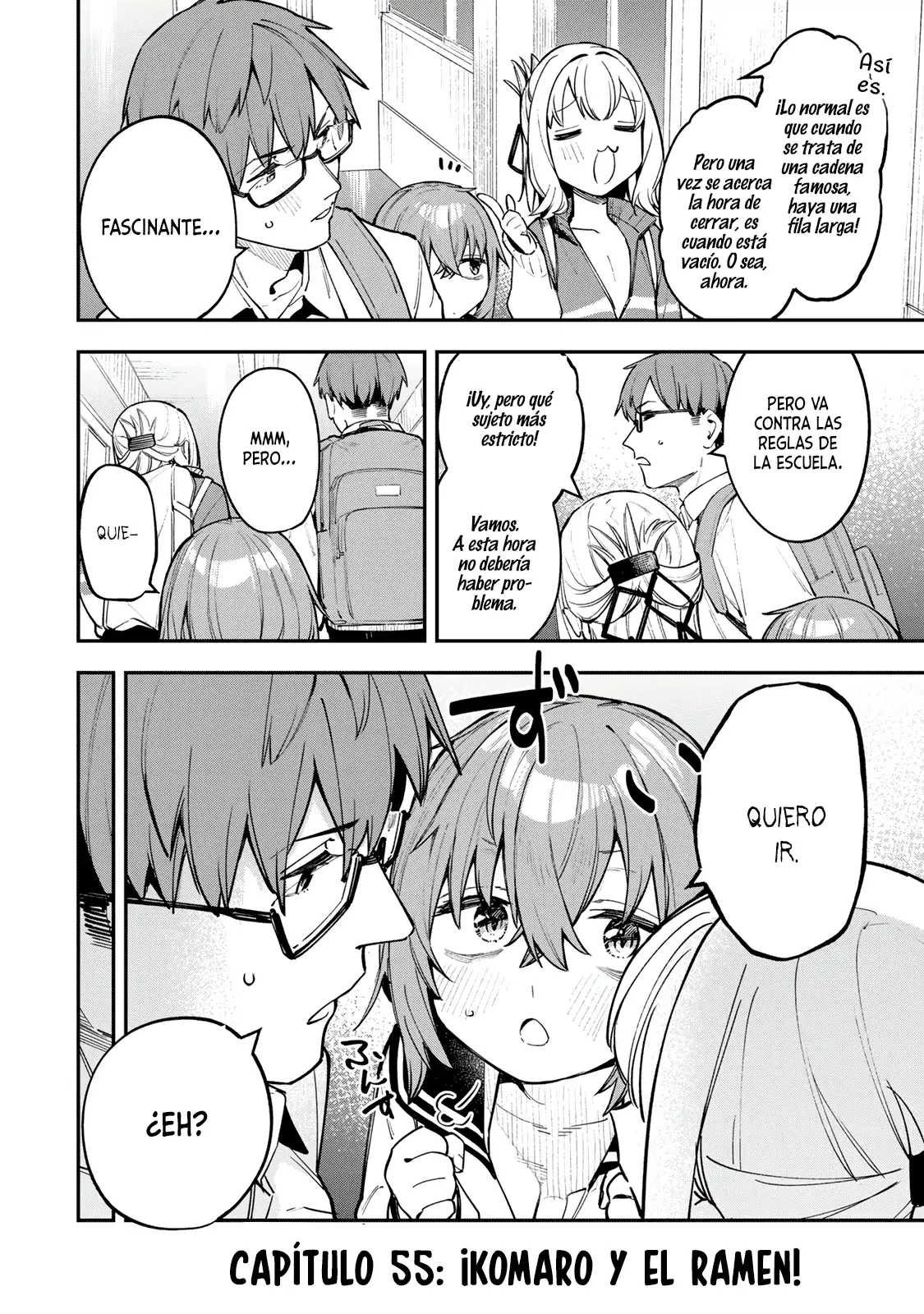 Seitokai ni mo Ana wa Aru! Capitulo 55: Komaro y el ramen página 3