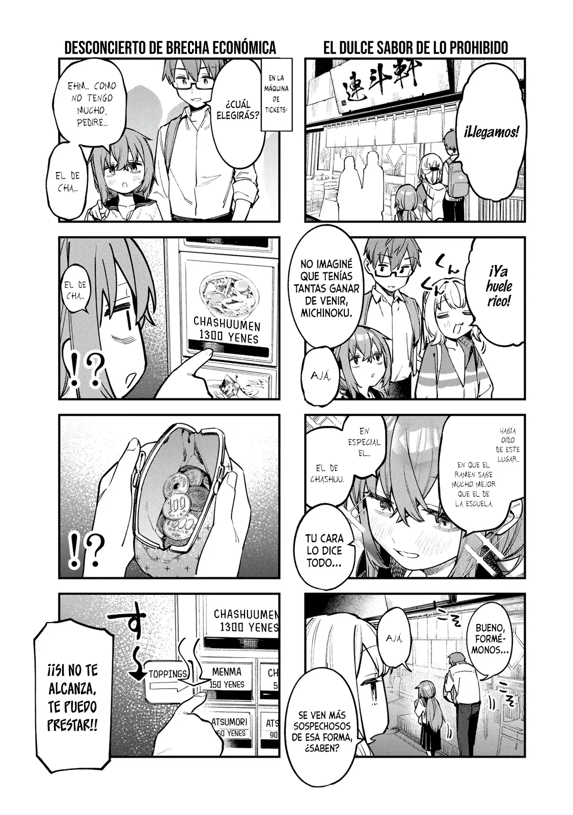 Seitokai ni mo Ana wa Aru! Capitulo 55: Komaro y el ramen página 4