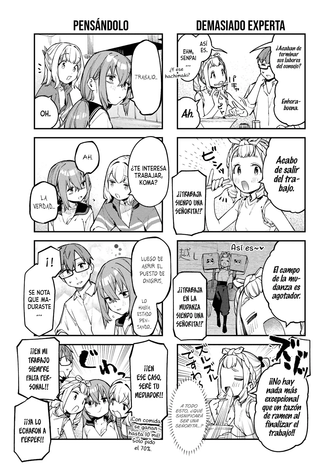 Seitokai ni mo Ana wa Aru! Capitulo 55: Komaro y el ramen página 6