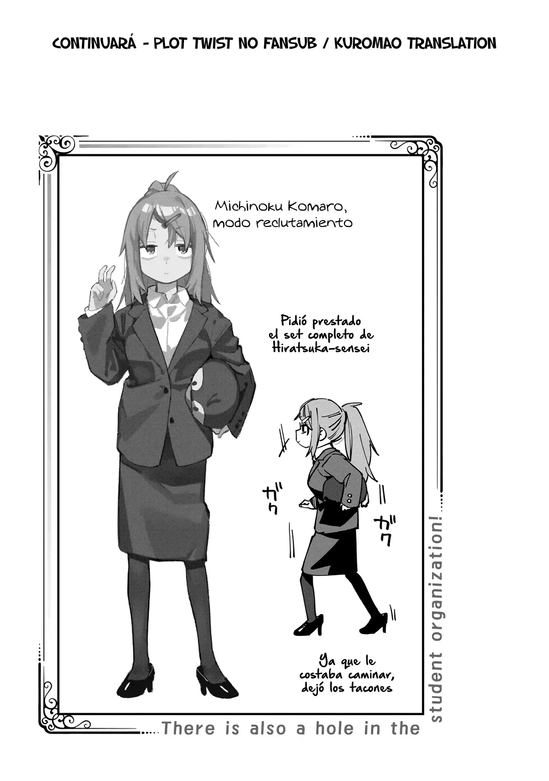 Seitokai ni mo Ana wa Aru! Capitulo 61: Komaro y la entrevista de trabajo página 10