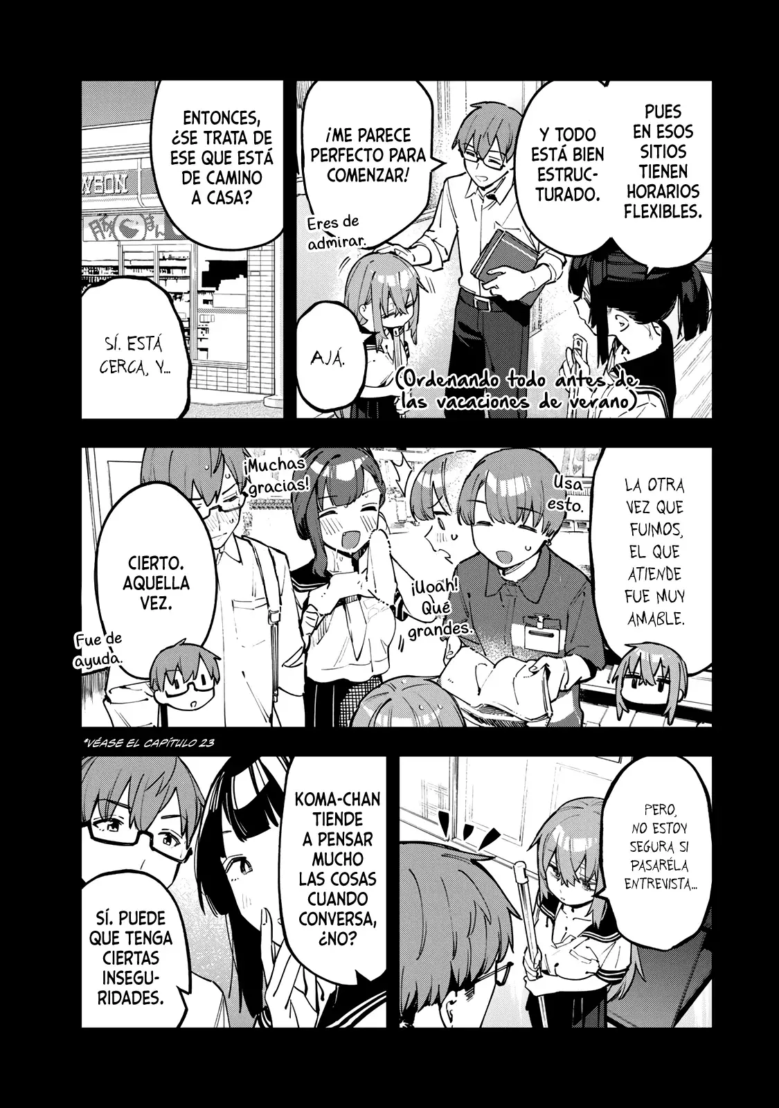 Seitokai ni mo Ana wa Aru! Capitulo 61: Komaro y la entrevista de trabajo página 4
