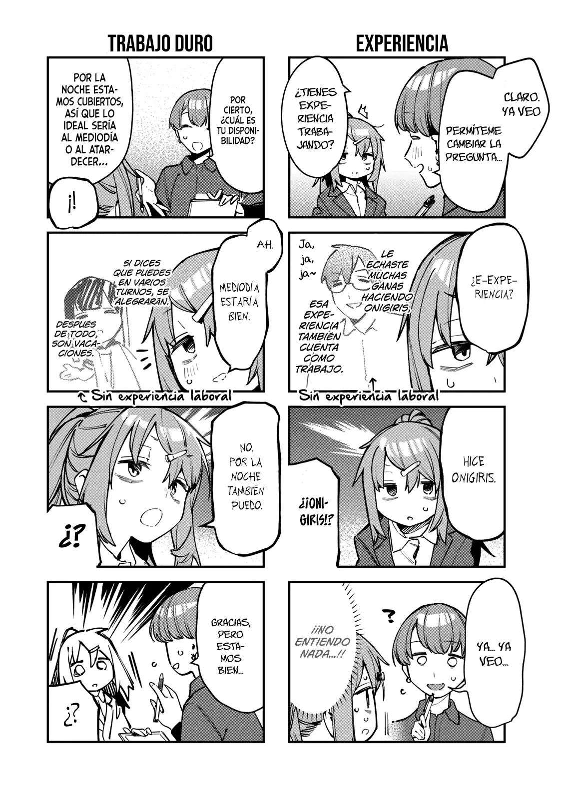 Seitokai ni mo Ana wa Aru! Capitulo 61: Komaro y la entrevista de trabajo página 7