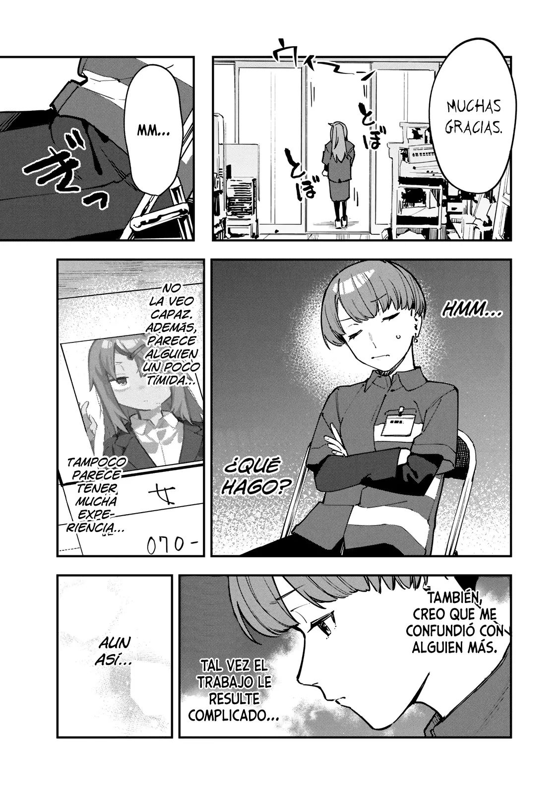 Seitokai ni mo Ana wa Aru! Capitulo 61: Komaro y la entrevista de trabajo página 8