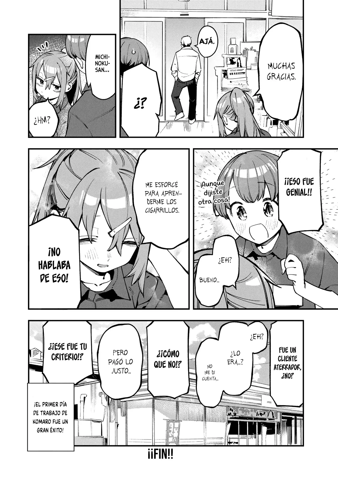 Seitokai ni mo Ana wa Aru! Capitulo 63: El primer trabajo de Komaro página 9