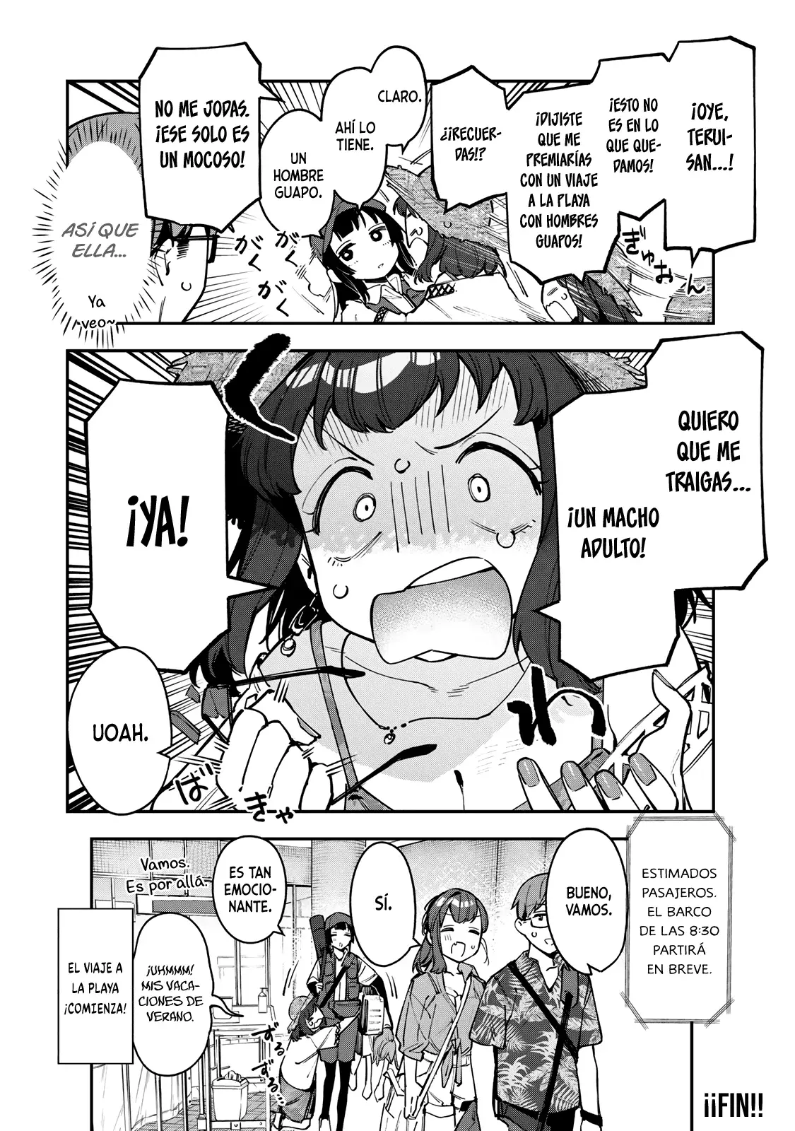 Seitokai ni mo Ana wa Aru! Capitulo 65: Viaje de verano a la playa 2 página 9