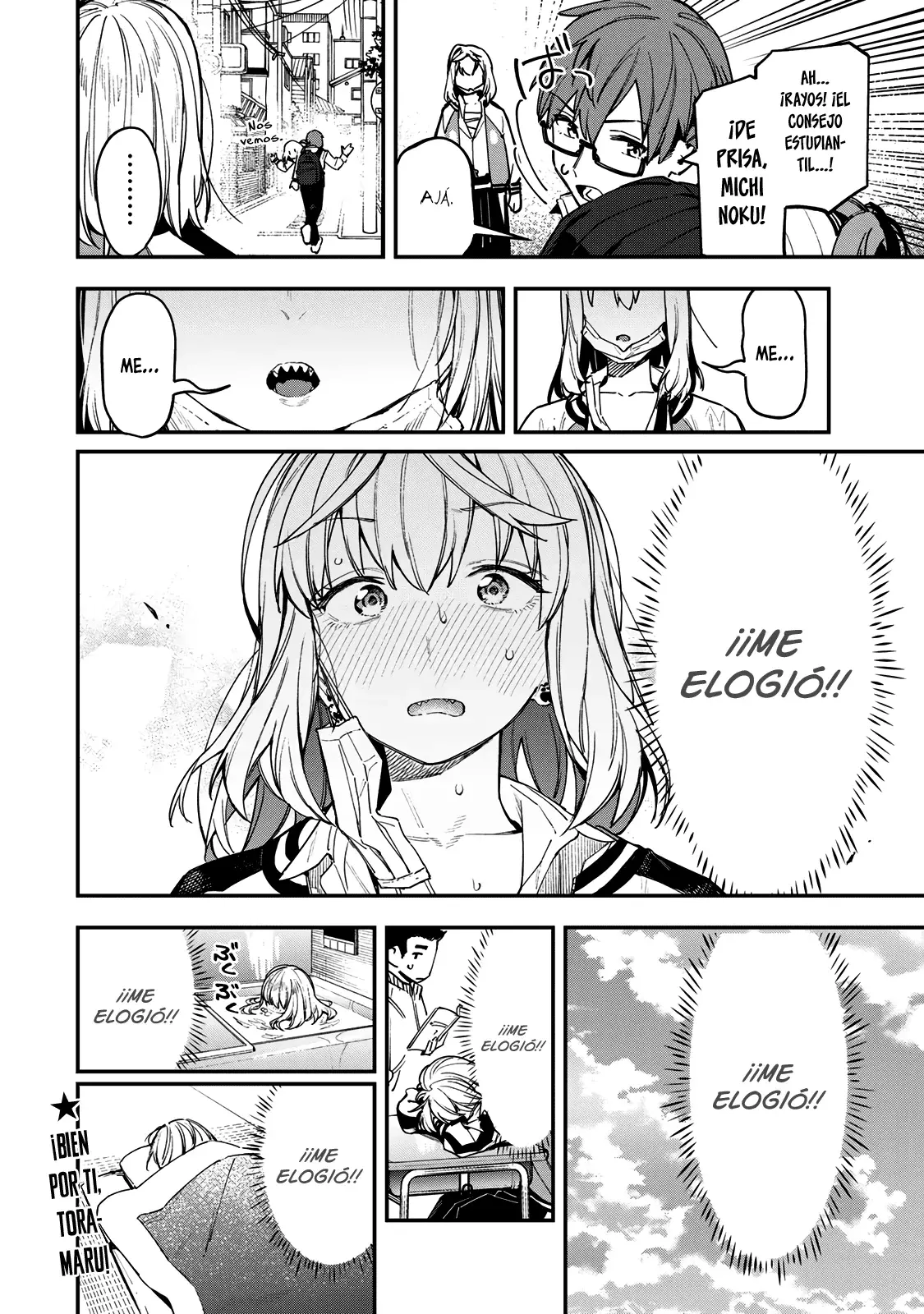 Seitokai ni mo Ana wa Aru! Capitulo 76: El día con suerte de Toramaru página 9