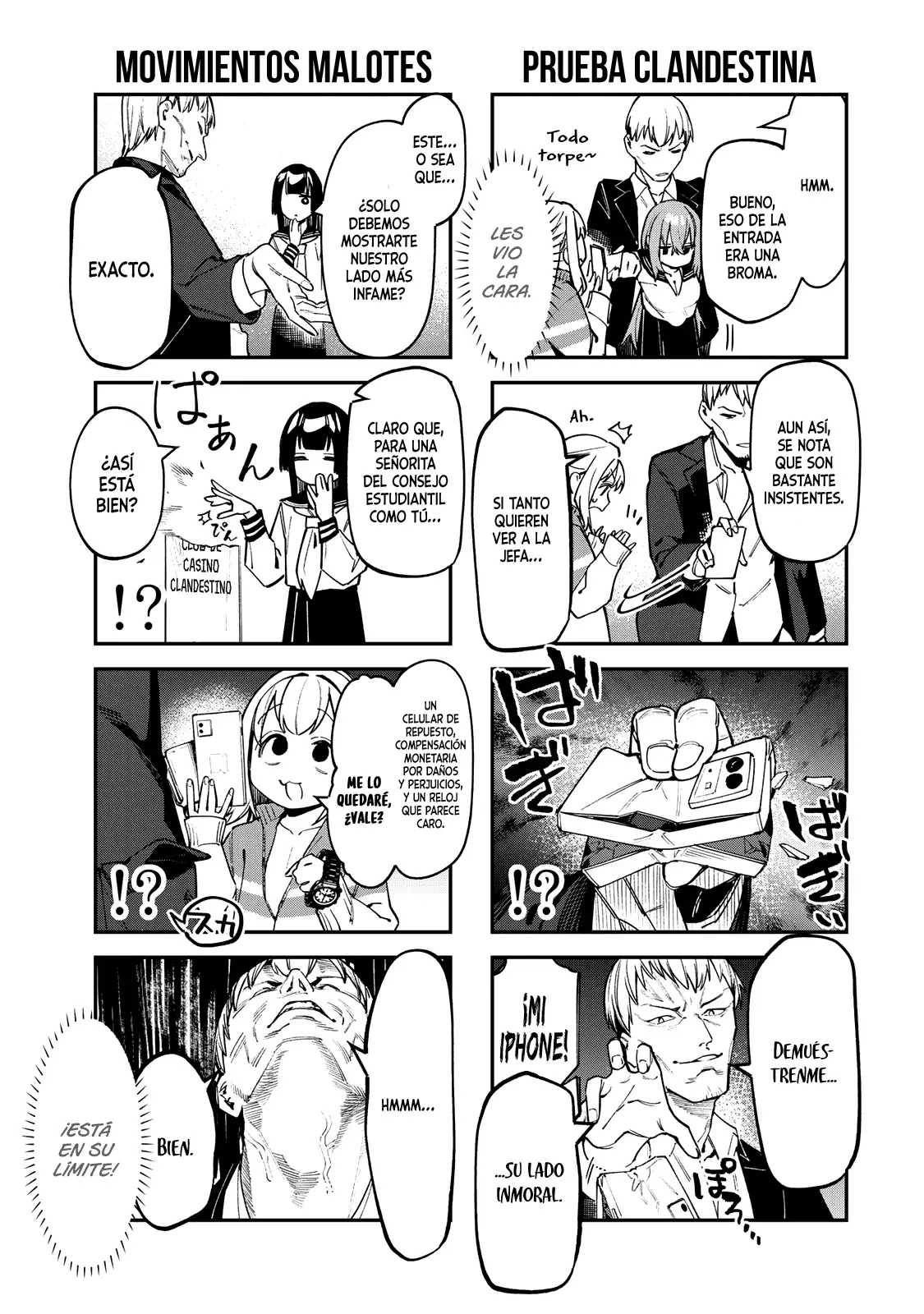 Seitokai ni mo Ana wa Aru! Capitulo 80: Los peligros del club de casino clandestino página 6