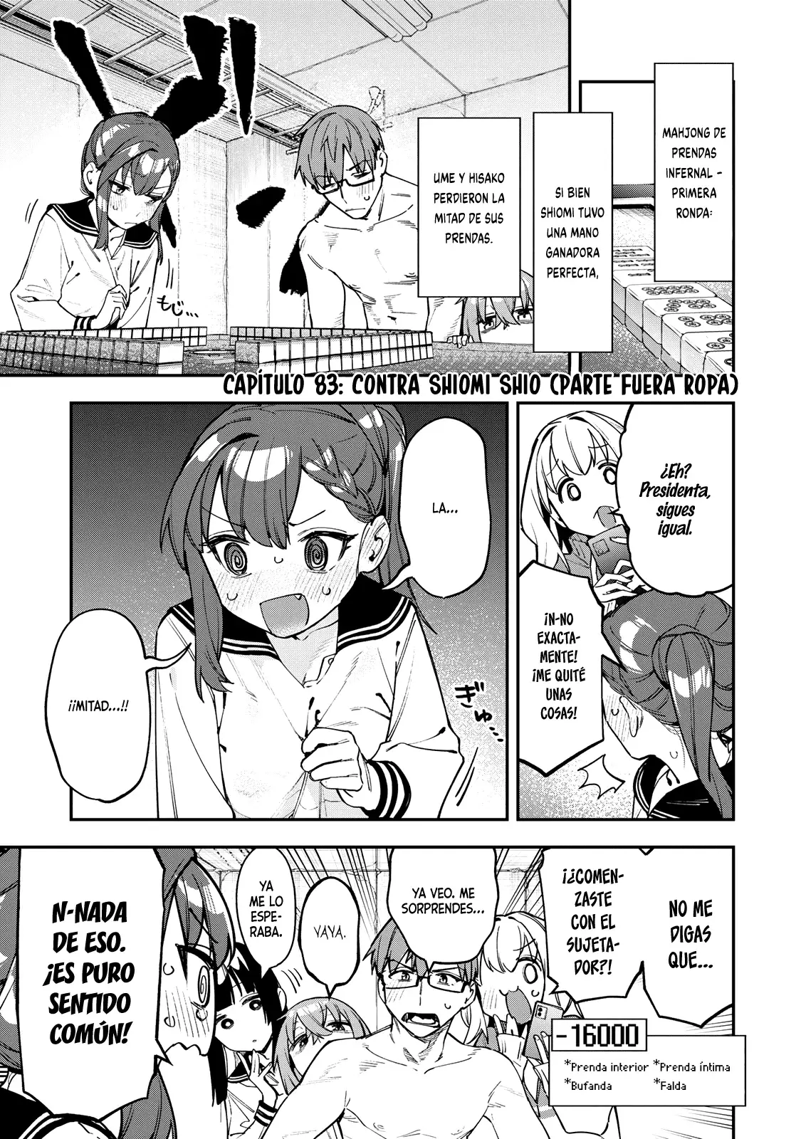 Seitokai ni mo Ana wa Aru! Capitulo 83: ¡Contra Shiomi Shio! 3 página 2