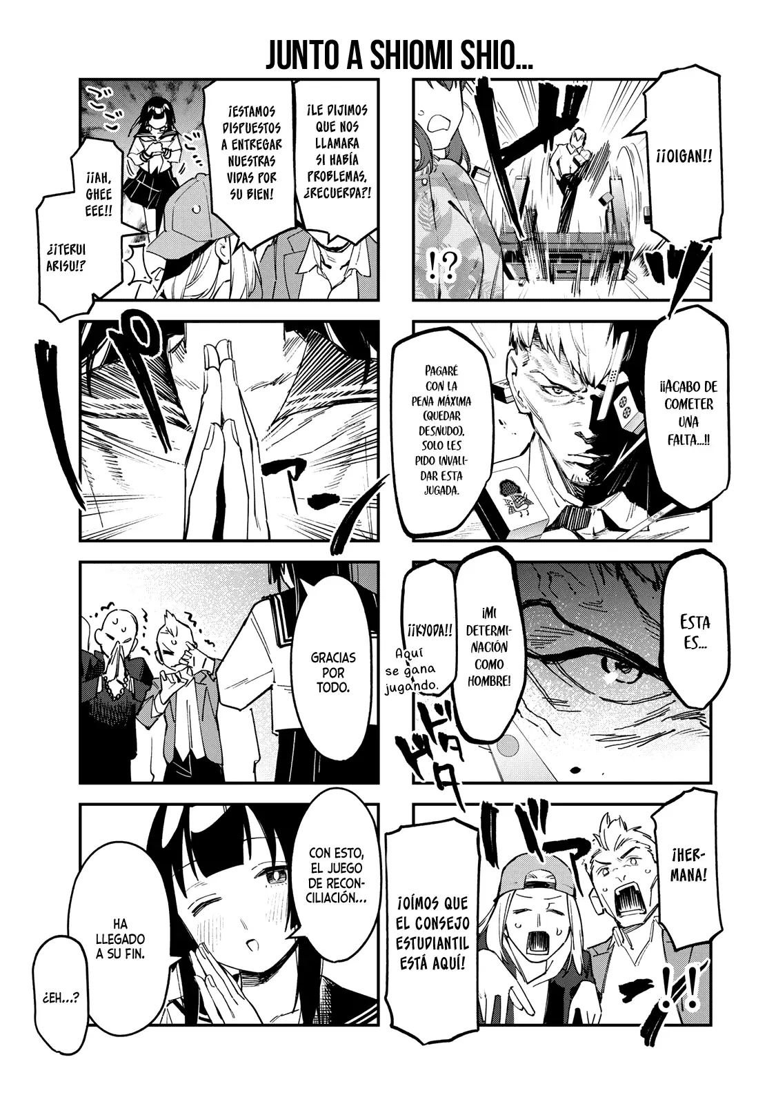 Seitokai ni mo Ana wa Aru! Capitulo 84: ¡Contra Shiomi Shio! 4 página 8