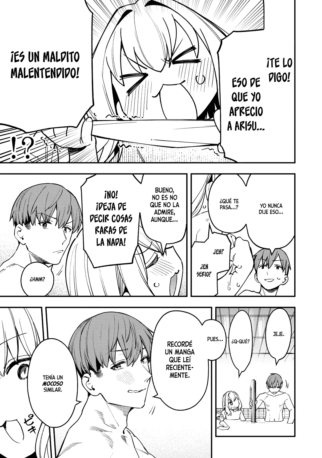Seitokai ni mo Ana wa Aru! Capitulo 85: Misterios corporales página 8