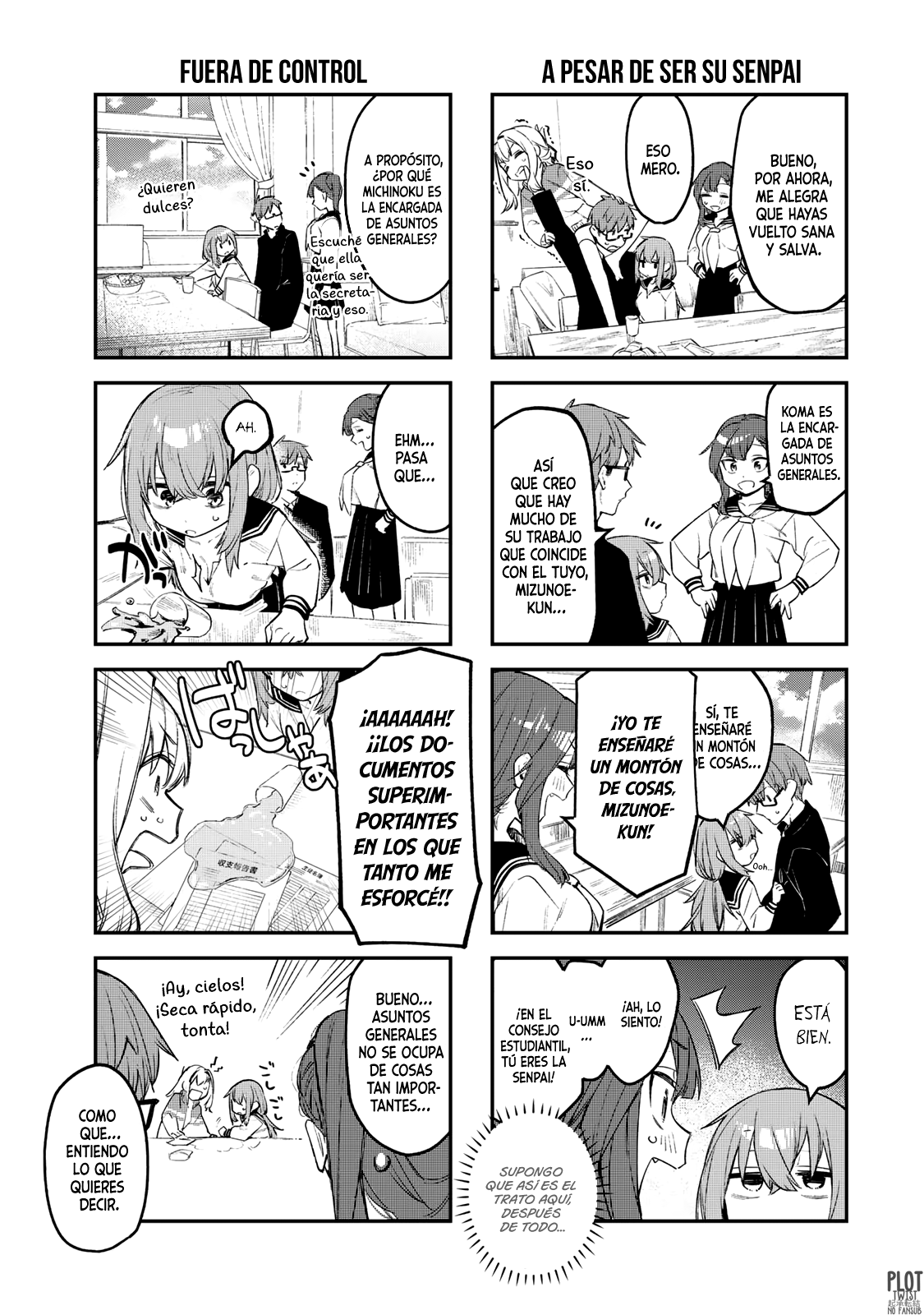 Seitokai ni mo Ana wa Aru! Capitulo 9: Komaro y la presidenta página 3
