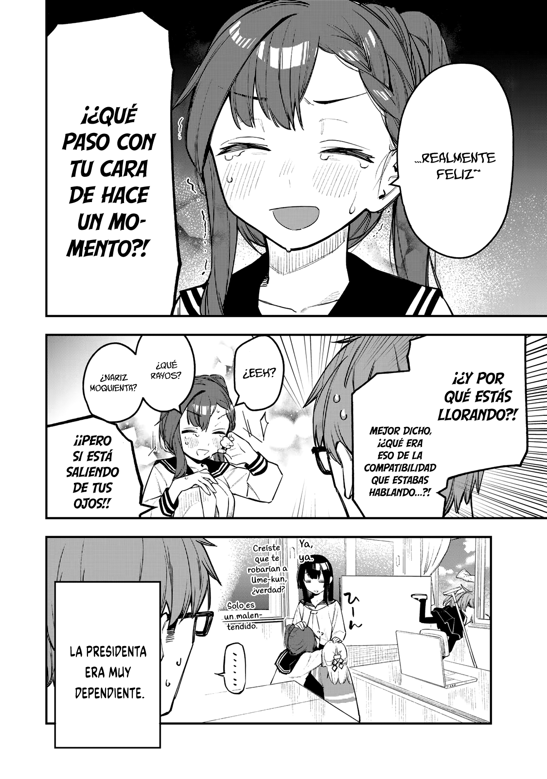 Seitokai ni mo Ana wa Aru! Capitulo 9: Komaro y la presidenta página 8
