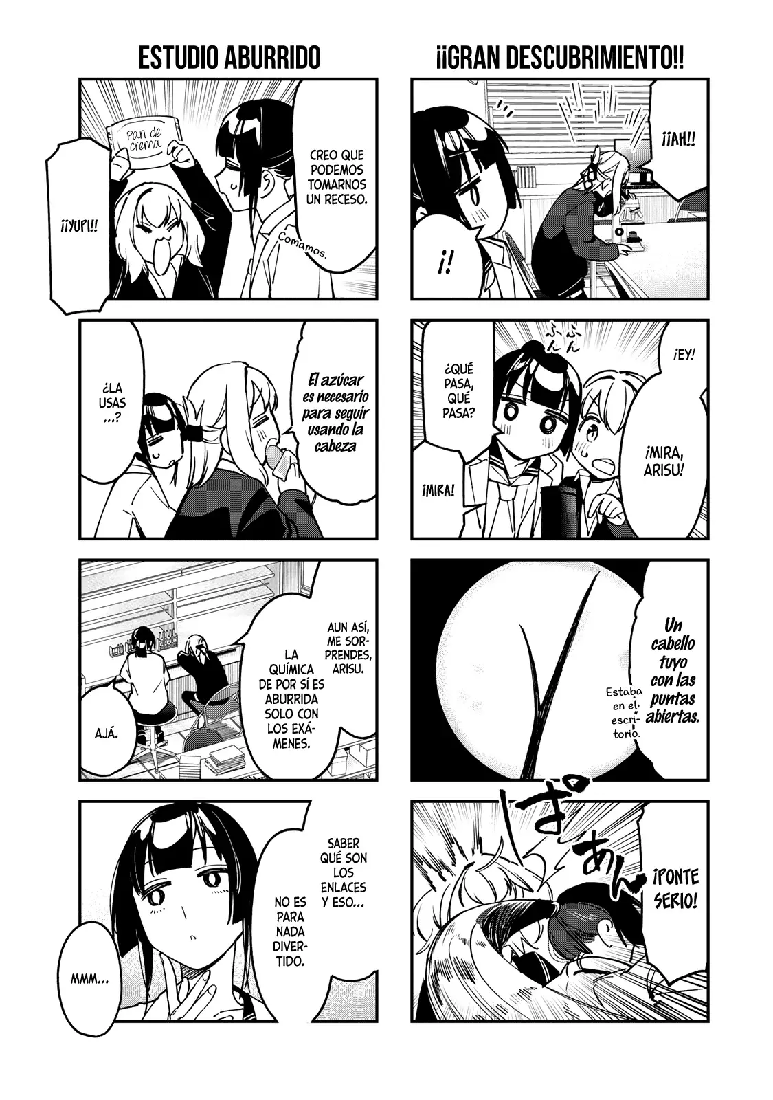Seitokai ni mo Ana wa Aru! Capitulo 90: Ecuación química de Arisu y Tan página 6