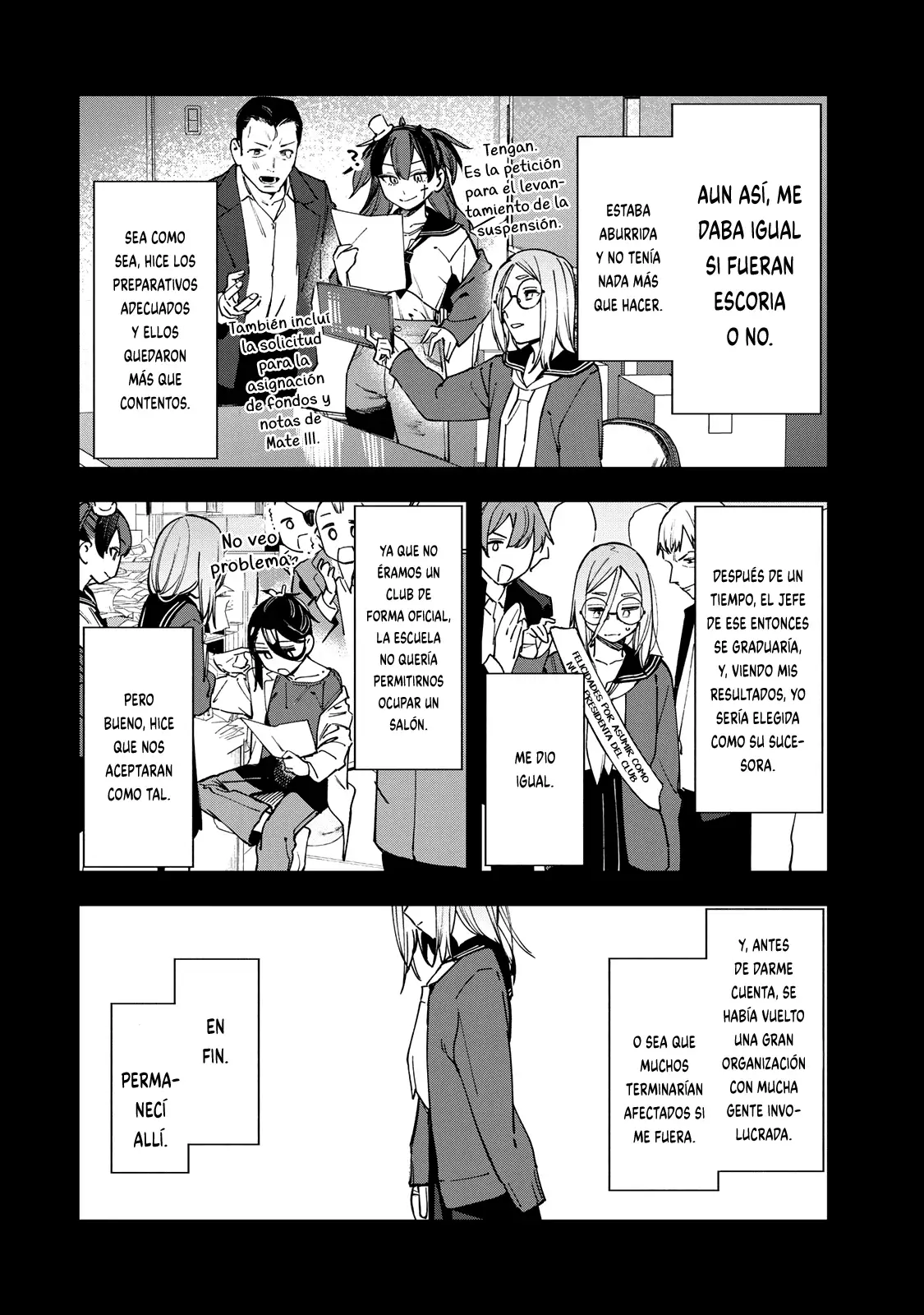Seitokai ni mo Ana wa Aru! Capitulo 92: El lugar al cual perteneces página 9