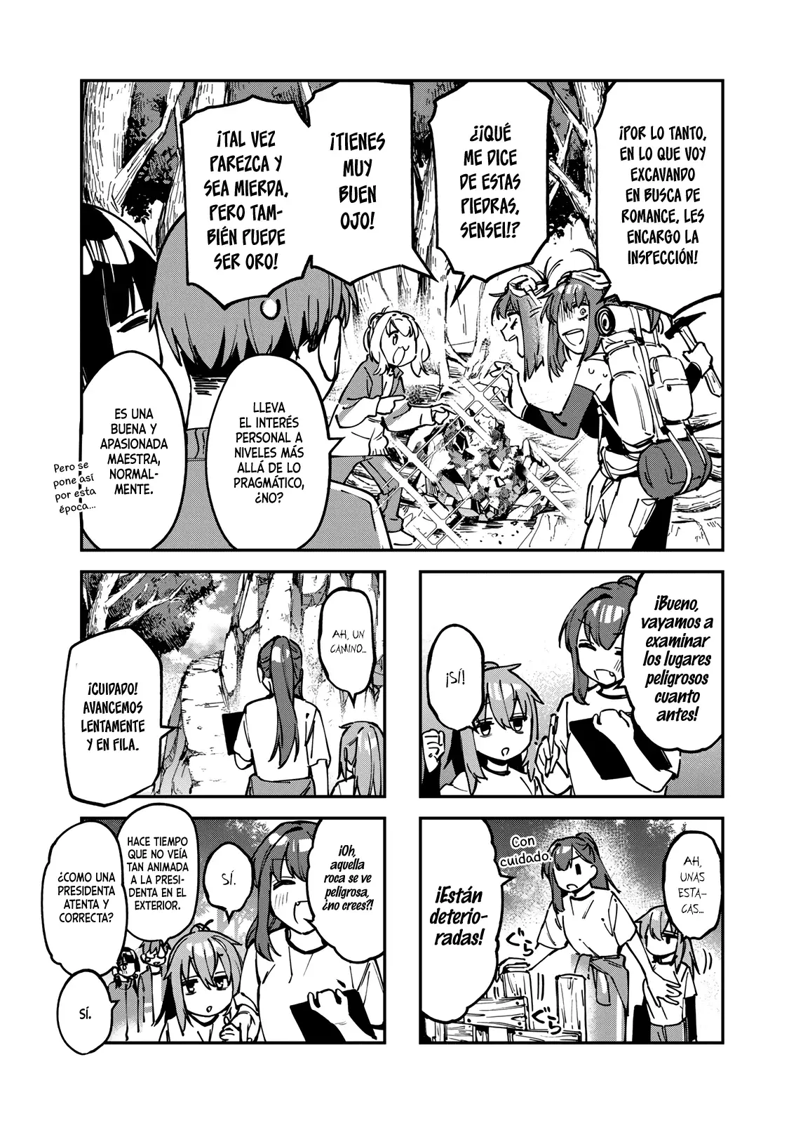 Seitokai ni mo Ana wa Aru! Capitulo 96: ¡A divertirnos en las montañas! página 4