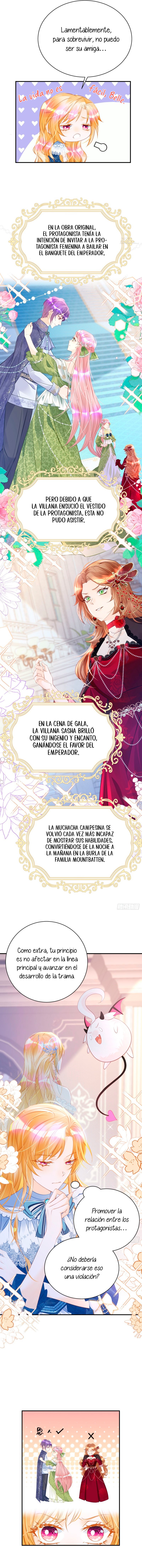 ¡No quiero ser la luz de la luna blanca del villano! Capitulo 14 página 6