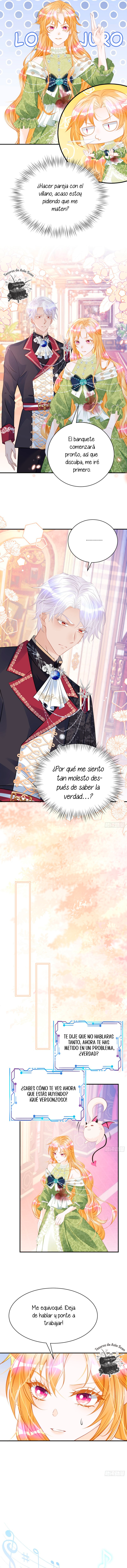 ¡No quiero ser la luz de la luna blanca del villano! Capitulo 16 página 5