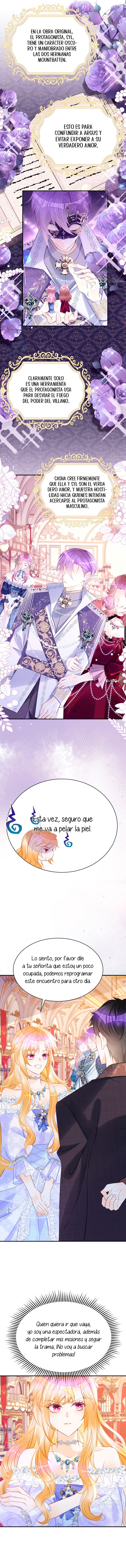 ¡No quiero ser la luz de la luna blanca del villano! Capitulo 19 página 5