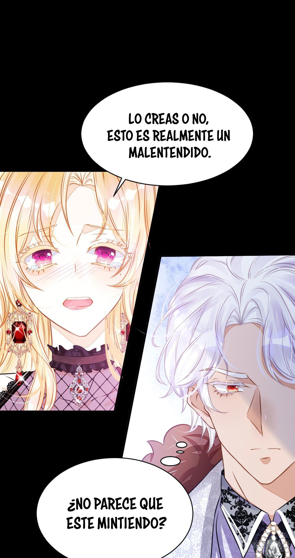¡No quiero ser la luz de la luna blanca del villano! Capitulo 2 página 31