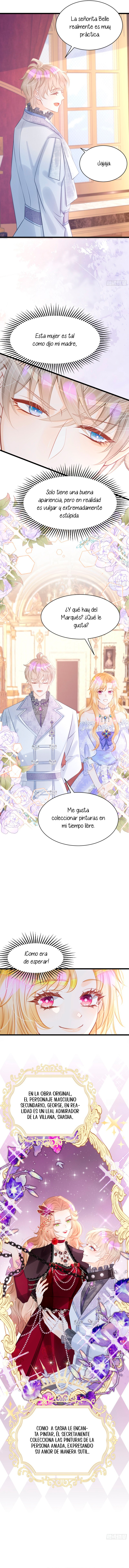 ¡No quiero ser la luz de la luna blanca del villano! Capitulo 21 página 8