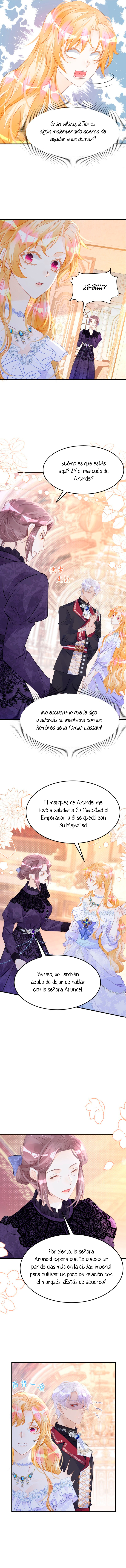 ¡No quiero ser la luz de la luna blanca del villano! Capitulo 24 página 5