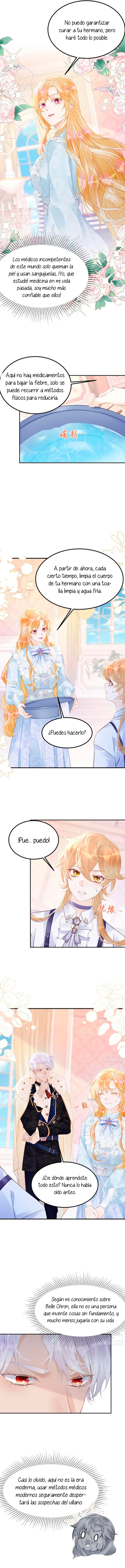 ¡No quiero ser la luz de la luna blanca del villano! Capitulo 34 página 5