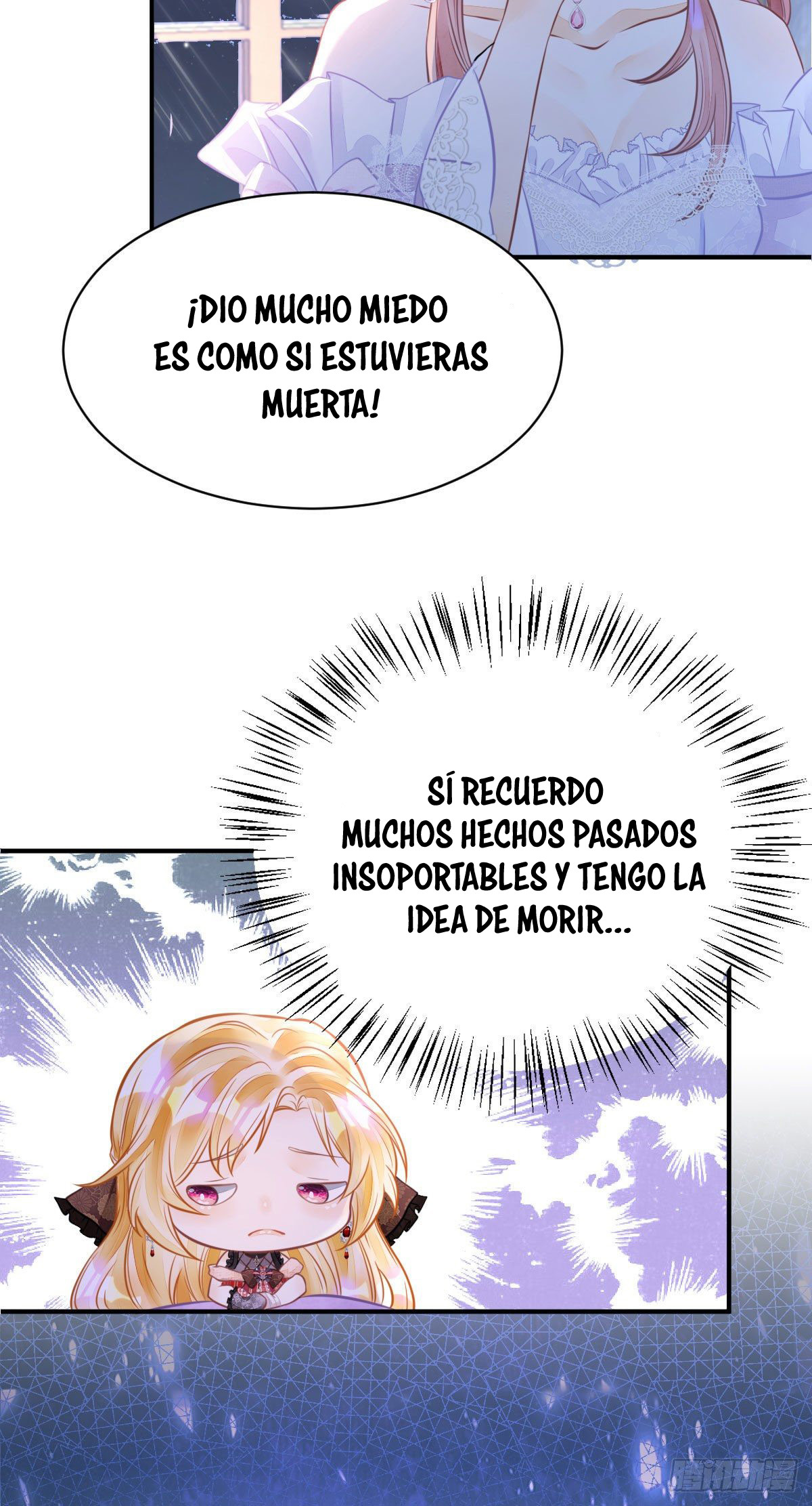 ¡No quiero ser la luz de la luna blanca del villano! Capitulo 4 página 32