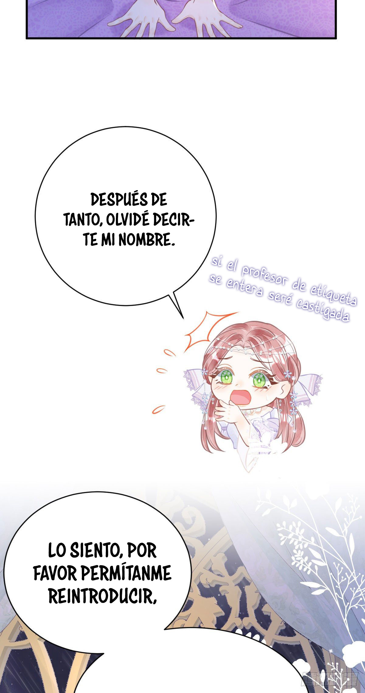 ¡No quiero ser la luz de la luna blanca del villano! Capitulo 4 página 40