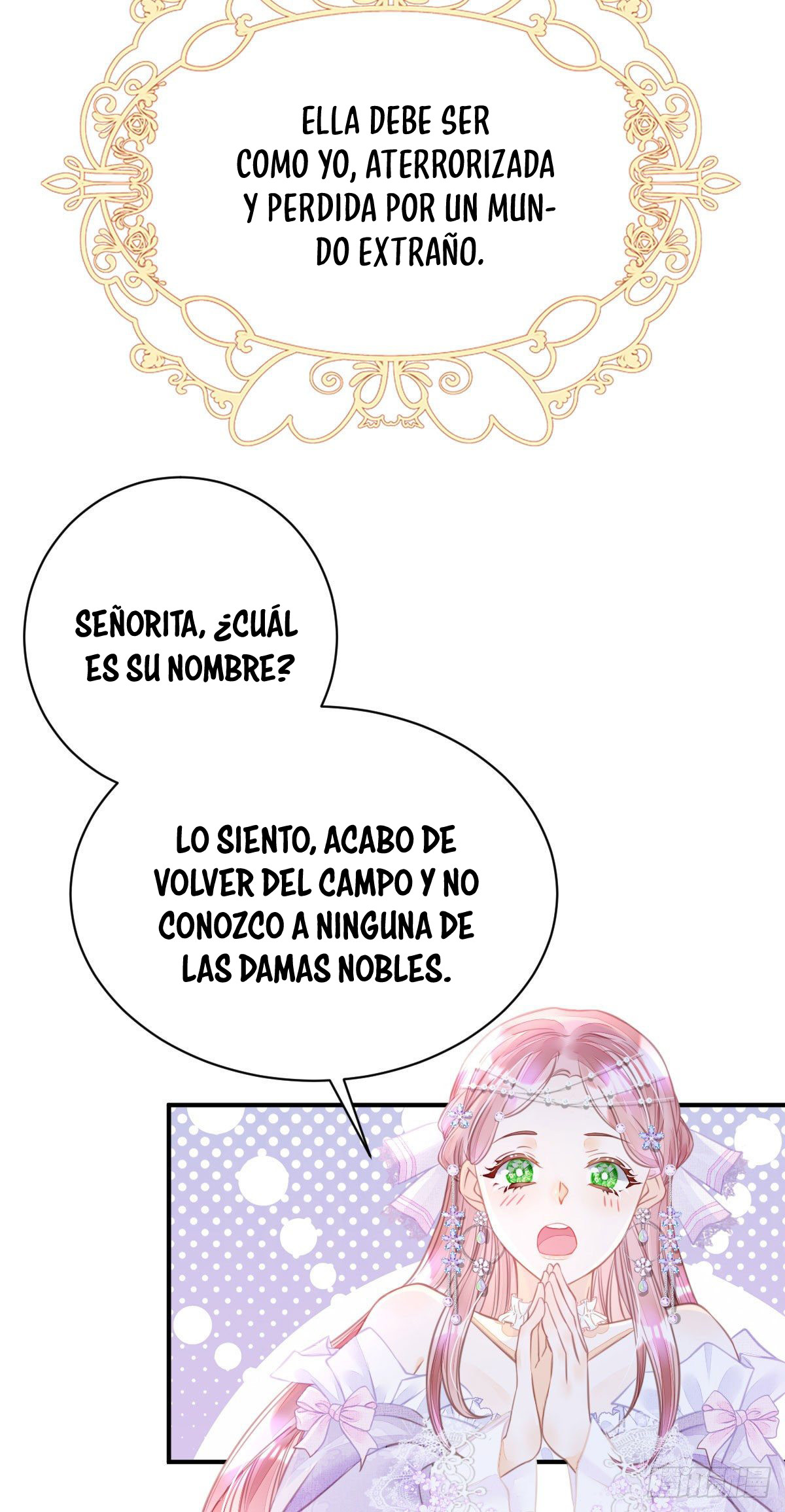 ¡No quiero ser la luz de la luna blanca del villano! Capitulo 4 página 49