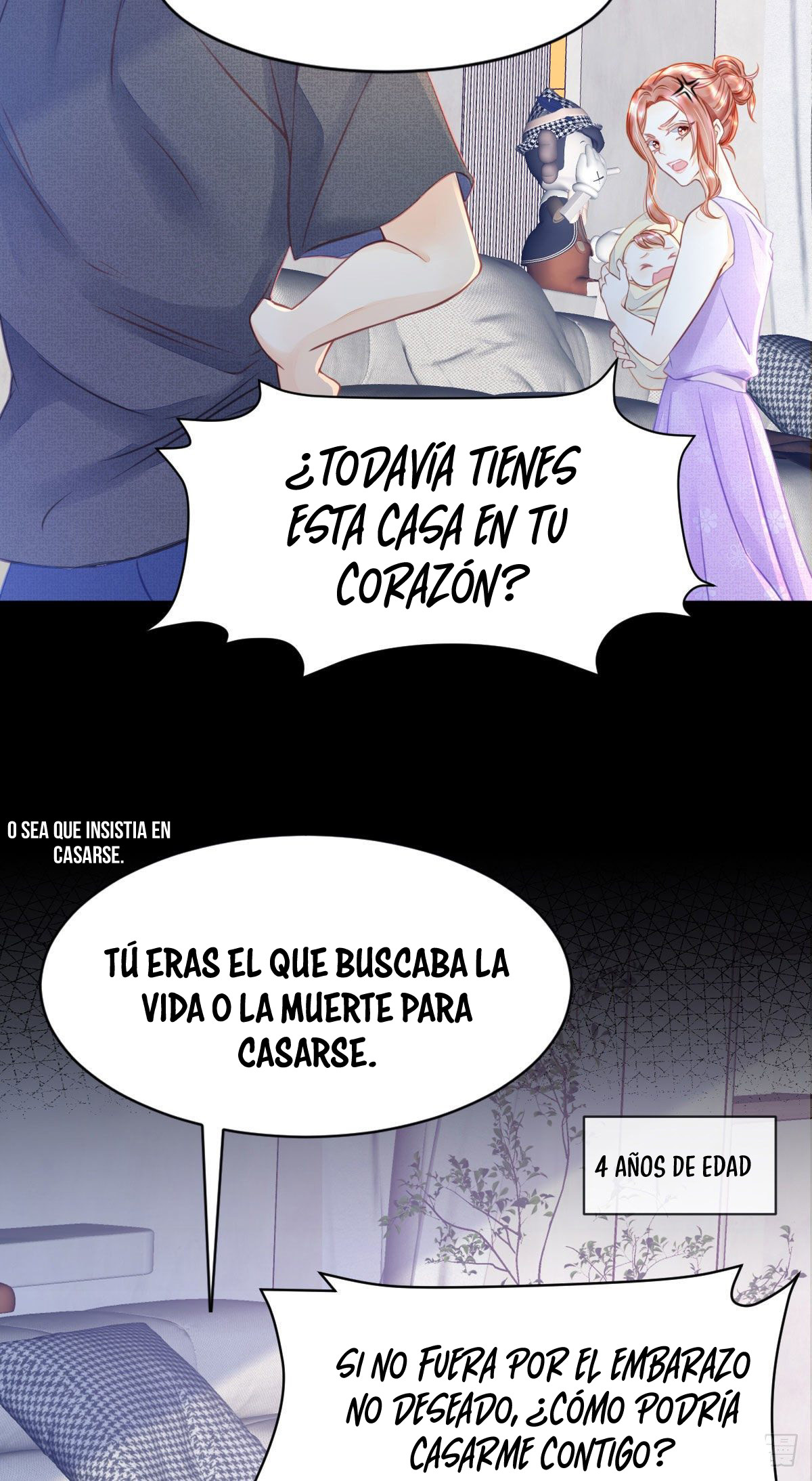 ¡No quiero ser la luz de la luna blanca del villano! Capitulo 4 página 5