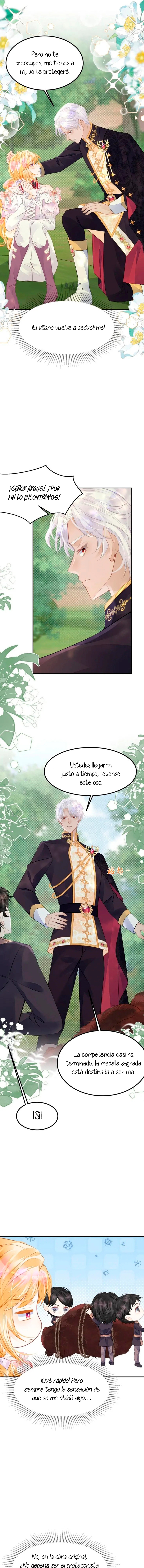 ¡No quiero ser la luz de la luna blanca del villano! Capitulo 40 página 5